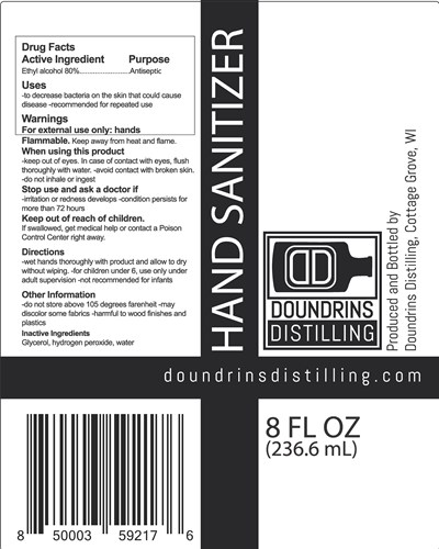 236.59 ml label - Hand Sani 236ml